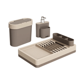 Kit Flat para Cozinha Bege 3 Peças - Ela Decora